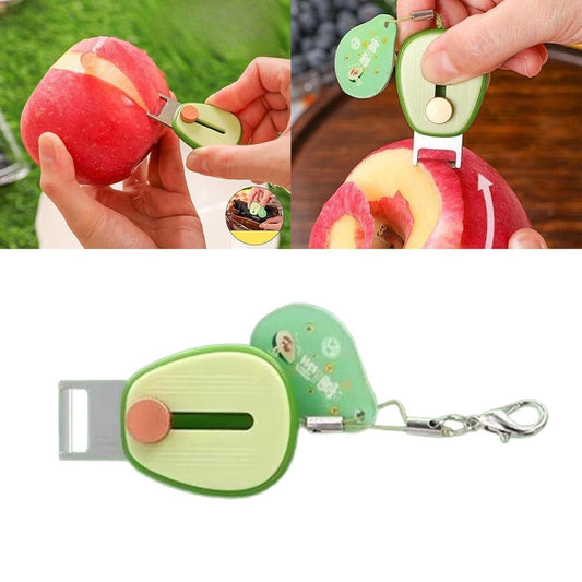 Retractable Mini Peeler Vegetable Peeler for Outdoor Activities Picnics Home (Pack of 3)